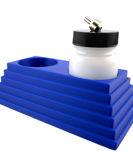 Jeff Did It - 3oz Airbrush Bottle - Compatible with Paasche 3oz Bottles - Holds 2 Bottles - Designed and Manufactured in America