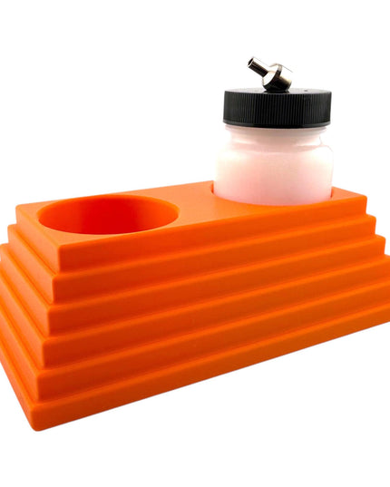 Jeff Did It - 3oz Airbrush Bottle - Compatible with Paasche 3oz Bottles - Holds 2 Bottles - Designed and Manufactured in America