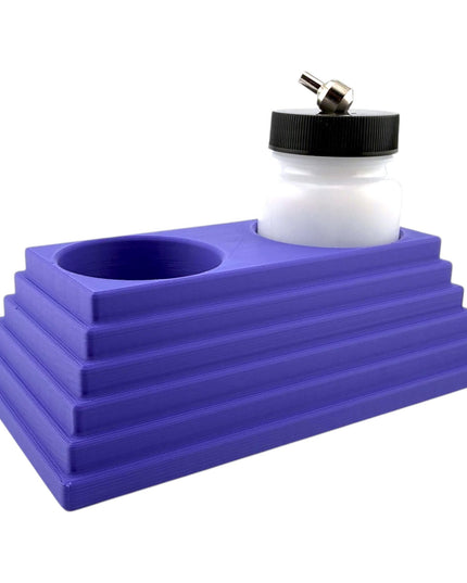 Jeff Did It - 3oz Airbrush Bottle - Compatible with Paasche 3oz Bottles - Holds 2 Bottles - Designed and Manufactured in America