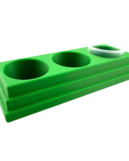 Jeff Did It - 1oz Mix Cup Organizer - Compatible with most 1oz Mix Cups - Holds 3 Cups - Designed and Manufactured in America
