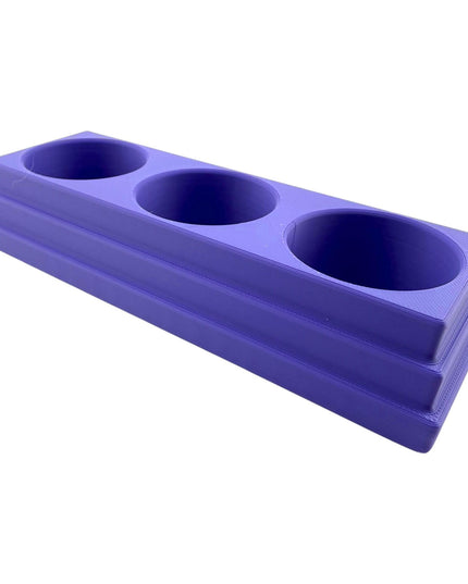 Jeff Did It - 1oz Mix Cup Organizer - Compatible with most 1oz Mix Cups - Holds 3 Cups - Designed and Manufactured in America