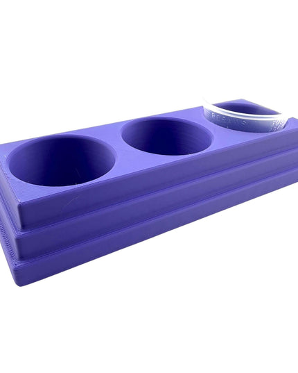 Jeff Did It - 1oz Mix Cup Organizer - Compatible with most 1oz Mix Cups - Holds 3 Cups - Designed and Manufactured in America