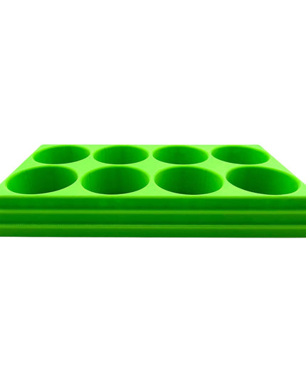 Jeff Did It! 28ml Bottle Holder Square - Holds 8 Bottles Compatible with Humbrol 28ml Bottles - 3D Printed - Designed & Made in the USA