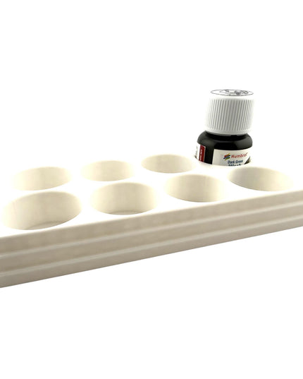 Jeff Did It! 28ml Bottle Holder Square - Holds 8 Bottles Compatible with Humbrol 28ml Bottles - 3D Printed - Designed & Made in the USA