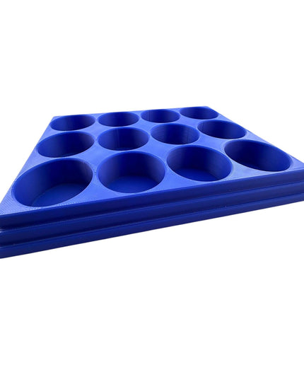 Jeff Did It! 28ml Bottle Holder Square - Holds 12 Bottles Compatible with Humbrol 28ml Bottles - 3D Printed - Designed & Made in the USA