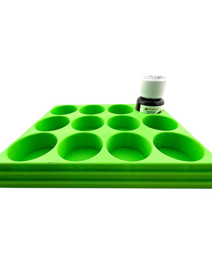 Jeff Did It! 28ml Bottle Holder Square - Holds 12 Bottles Compatible with Humbrol 28ml Bottles - 3D Printed - Designed & Made in the USA