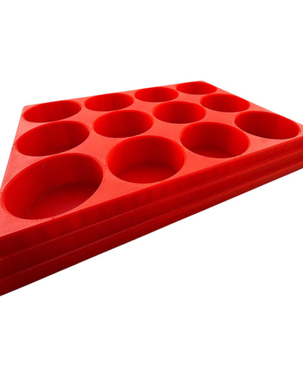 Jeff Did It! 28ml Bottle Holder Square - Holds 12 Bottles Compatible with Humbrol 28ml Bottles - 3D Printed - Designed & Made in the USA