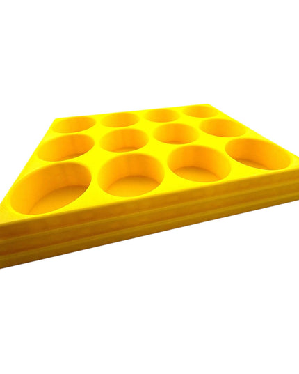 Jeff Did It! 28ml Bottle Holder Square - Holds 12 Bottles Compatible with Humbrol 28ml Bottles - 3D Printed - Designed & Made in the USA