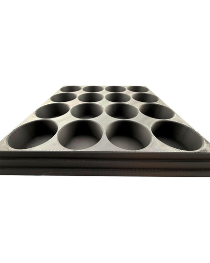 Jeff Did It! 28ml Bottle Holder Square - Holds 16 Bottles Compatible with Humbrol 28ml Bottles - 3D Printed - Designed & Made in the USA