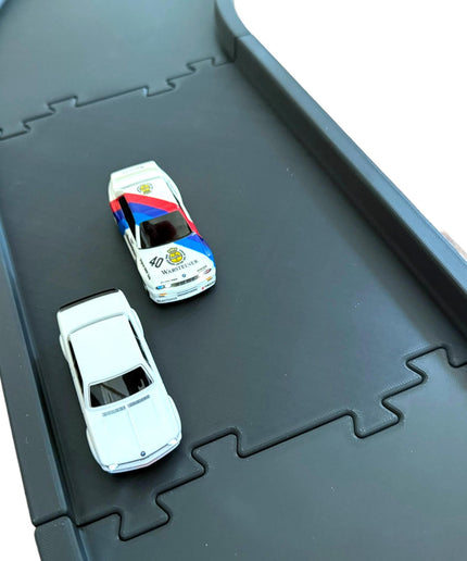 Jeff Did It - nano RC Sq Oval - 4 Lane Track Set - Compatible with HPI nano, Ldarc RC's, 1/78 & 1/64 Scale Cars Truck -Made in America