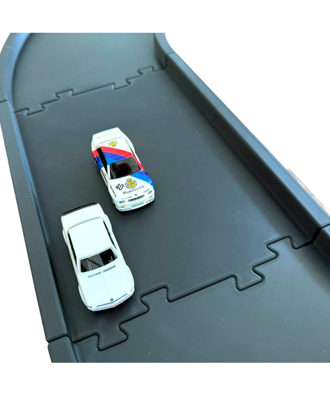 Jeff Did It - nano RC Sq Oval - 4 Lane Track Set - Compatible with HPI nano, Ldarc RC's, 1/78 & 1/64 Scale Cars Truck -Made in America