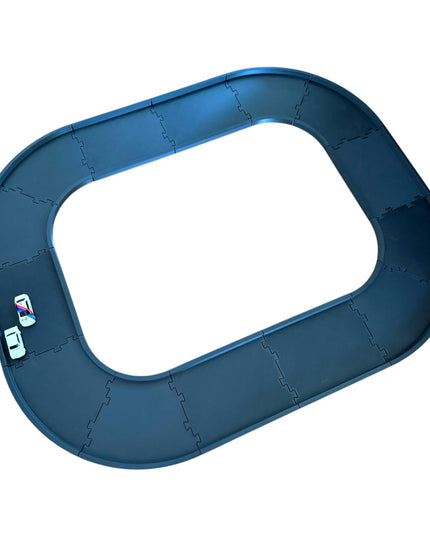 Jeff Did It - nano RC Sq Oval - 4 Lane Track Set - Compatible with HPI nano, Ldarc RC's, 1/78 & 1/64 Scale Cars Truck -Made in America