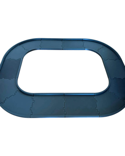 Jeff Did It - nano RC Sq Oval - 4 Lane Track Set - Compatible with HPI nano, Ldarc RC's, 1/78 & 1/64 Scale Cars Truck -Made in America