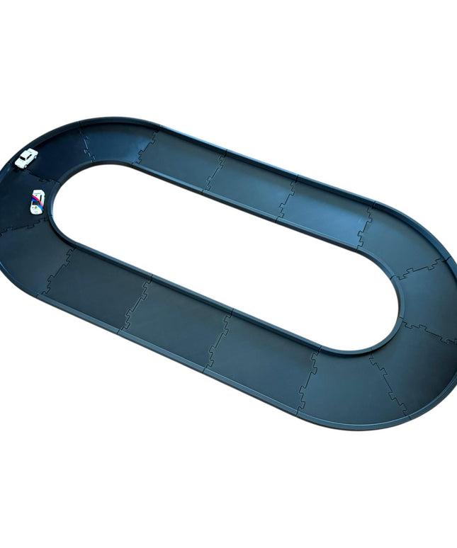 Jeff Did It - nano RC Sq Oval - 4 Lane Track Set - Compatible with HPI nano, Ldarc RC's, 1/78 & 1/64 Scale Cars Truck -Made in America