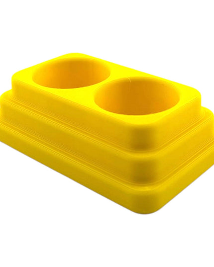 Jeff Did It - 17ml Paint Bottle Organizer - Compatible with The Scale 75 17ml Paint Bottles - Holds 2 Bottles - Made in the USA