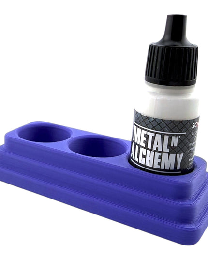 Jeff Did It - 17ml Paint Bottle Organizer - Compatible with The Scale 75 17ml Paint Bottles - Holds 3 Bottles - Made in the USA