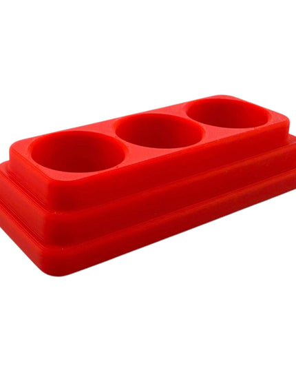 Jeff Did It - 17ml Paint Bottle Organizer - Compatible with The Scale 75 17ml Paint Bottles - Holds 3 Bottles - Made in the USA