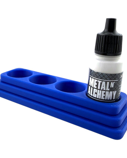 Jeff Did It - 17ml Paint Bottle Organizer Long - Compatible with The Scale 75 17ml Paint Bottles - Holds 4 Bottles - Made in the USA