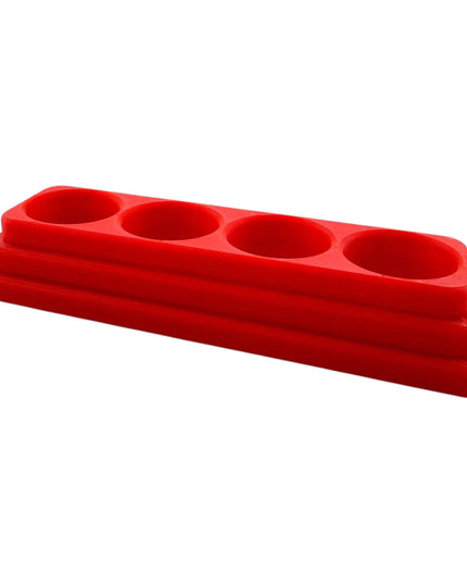 Jeff Did It - 17ml Paint Bottle Organizer Long - Compatible with The Scale 75 17ml Paint Bottles - Holds 4 Bottles - Made in the USA
