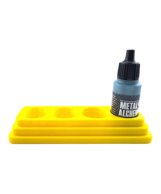 Jeff Did It - 17ml Paint Bottle Organizer Long - Compatible with The Scale 75 17ml Paint Bottles - Holds 4 Bottles - Made in the USA