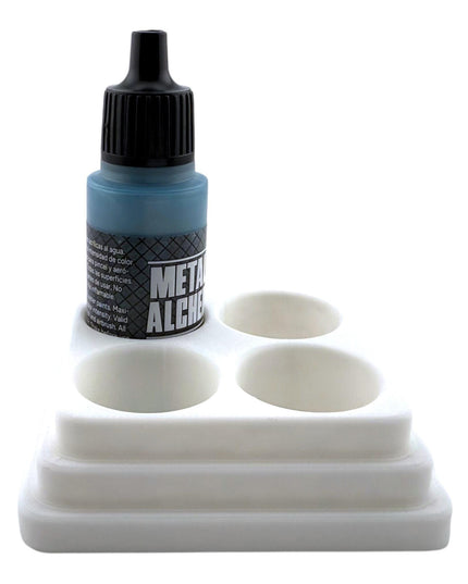Jeff Did It - 17ml Paint Bottle Organizer Square - Compatible with The Scale 75 17ml Paint Bottles - Holds 4 Bottles - Made in the USA