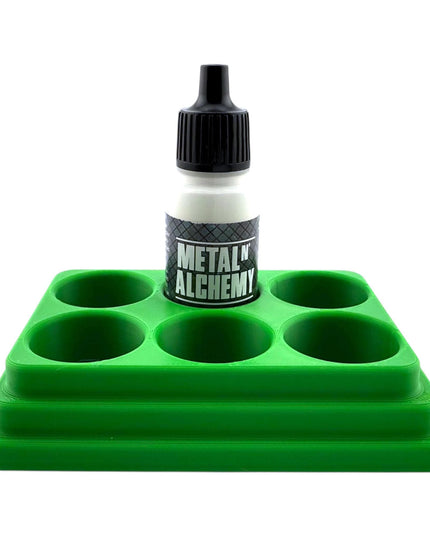 Jeff Did It - 17ml Paint Bottle Organizer - Compatible with The Scale 75 17ml Paint Bottles - Holds 6 Bottles - Made in the USA