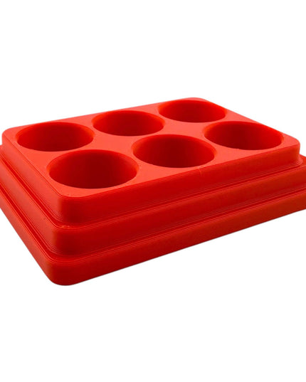 Jeff Did It - 17ml Paint Bottle Organizer - Compatible with The Scale 75 17ml Paint Bottles - Holds 6 Bottles - Made in the USA
