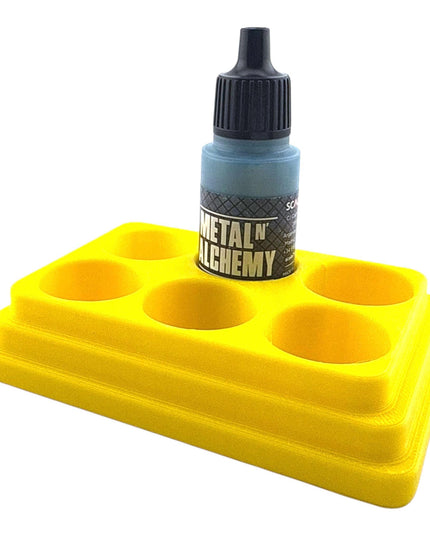 Jeff Did It - 17ml Paint Bottle Organizer - Compatible with The Scale 75 17ml Paint Bottles - Holds 6 Bottles - Made in the USA
