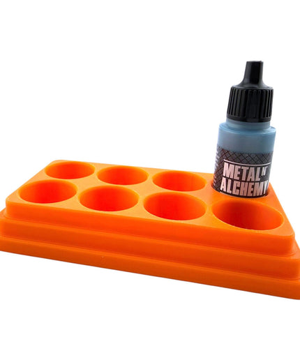 Jeff Did It - 17ml Paint Bottle Organizer - Compatible with The Scale 75 17ml Paint Bottles - Holds 8 Bottles - Made in the USA