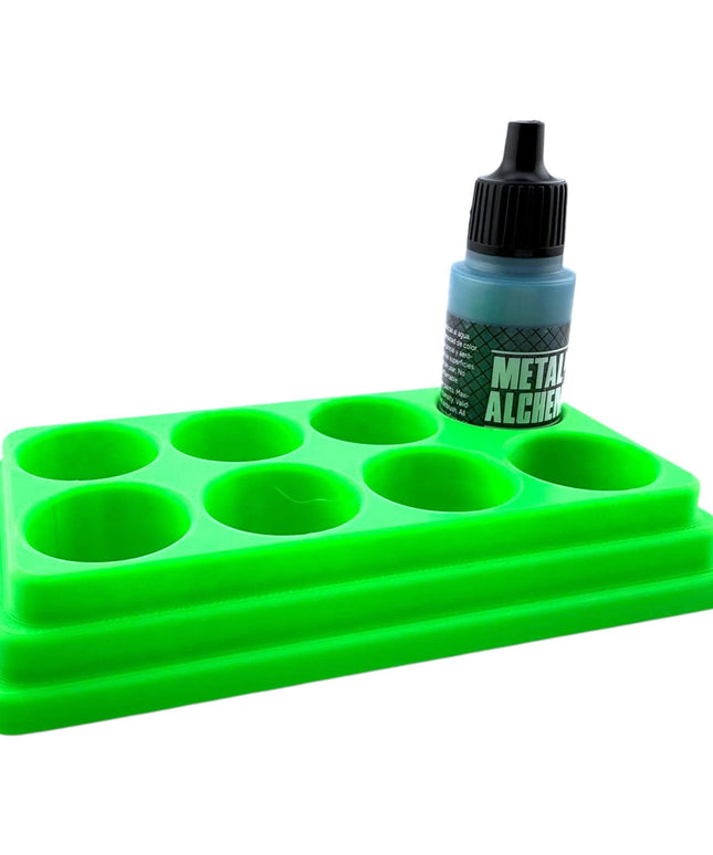 Jeff Did It - 17ml Paint Bottle Organizer - Compatible with The Scale 75 17ml Paint Bottles - Holds 8 Bottles - Made in the USA