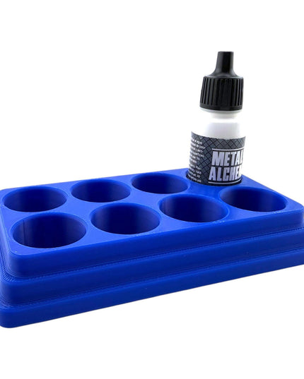 Jeff Did It - 17ml Paint Bottle Organizer - Compatible with The Scale 75 17ml Paint Bottles - Holds 8 Bottles - Made in the USA