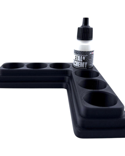 Jeff Did It - 17ml Paint Bottle Organizer - Compatible with The Scale 75 17ml Paint Bottles - Holds 7 Bottles - Made in the USA