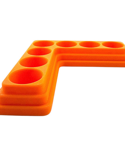 Jeff Did It - 17ml Paint Bottle Organizer - Compatible with The Scale 75 17ml Paint Bottles - Holds 7 Bottles - Made in the USA