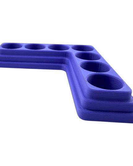 Jeff Did It - 17ml Paint Bottle Organizer - Compatible with The Scale 75 17ml Paint Bottles - Holds 7 Bottles - Made in the USA