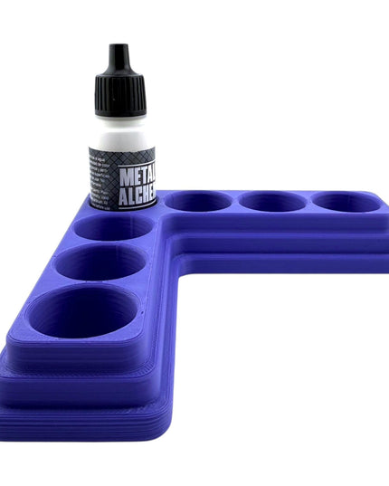 Jeff Did It - 17ml Paint Bottle Organizer - Compatible with The Scale 75 17ml Paint Bottles - Holds 7 Bottles - Made in the USA