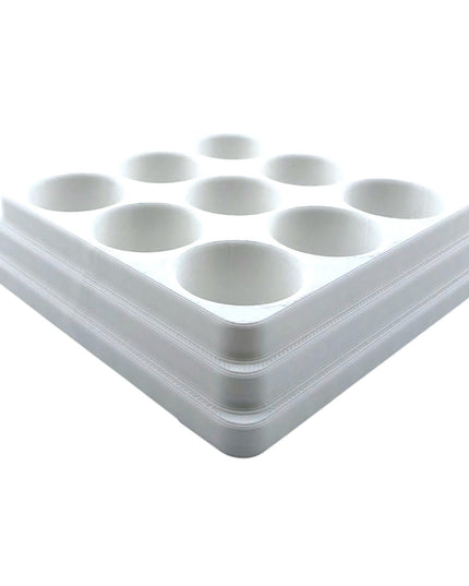 Jeff Did It - 17ml Paint Bottle Organizer - Compatible with The Scale 75 17ml Paint Bottles - Holds 9 Bottles - Made in the USA