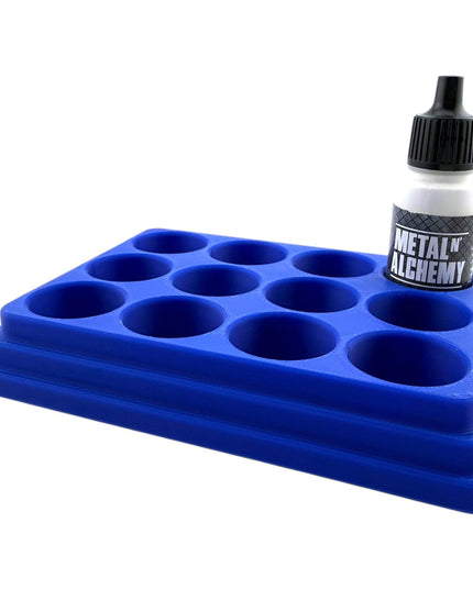 Jeff Did It - 17ml Paint Bottle Organizer - Compatible with The Scale 75 17ml Paint Bottles - Holds 12 Bottles - Made in the USA