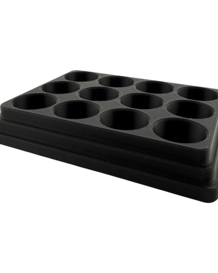 Jeff Did It - 17ml Paint Bottle Organizer - Compatible with The Scale 75 17ml Paint Bottles - Holds 12 Bottles - Made in the USA