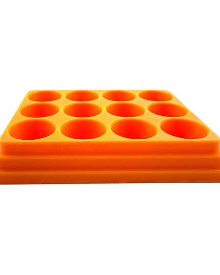 Jeff Did It - 17ml Paint Bottle Organizer - Compatible with The Scale 75 17ml Paint Bottles - Holds 12 Bottles - Made in the USA