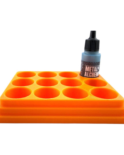 Jeff Did It - 17ml Paint Bottle Organizer - Compatible with The Scale 75 17ml Paint Bottles - Holds 12 Bottles - Made in the USA