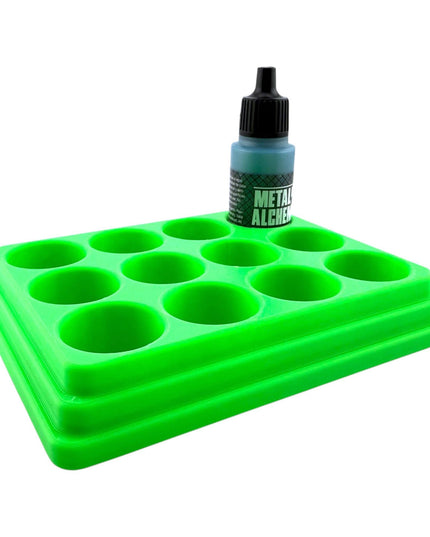Jeff Did It - 17ml Paint Bottle Organizer - Compatible with The Scale 75 17ml Paint Bottles - Holds 12 Bottles - Made in the USA