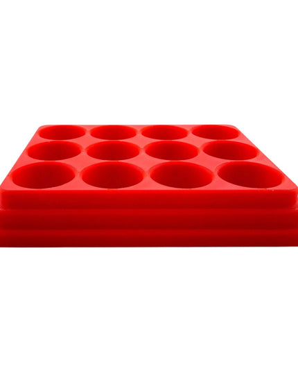 Jeff Did It - 17ml Paint Bottle Organizer - Compatible with The Scale 75 17ml Paint Bottles - Holds 12 Bottles - Made in the USA