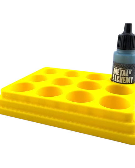 Jeff Did It - 17ml Paint Bottle Organizer - Compatible with The Scale 75 17ml Paint Bottles - Holds 12 Bottles - Made in the USA