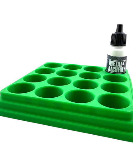 Jeff Did It - 17ml Paint Bottle Organizer - Compatible with The Scale 75 17ml Paint Bottles - Holds 16 Bottles - Made in the USA