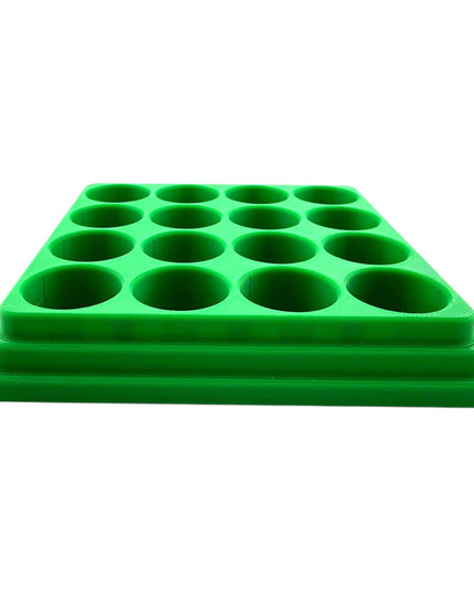 Jeff Did It - 17ml Paint Bottle Organizer - Compatible with The Scale 75 17ml Paint Bottles - Holds 16 Bottles - Made in the USA