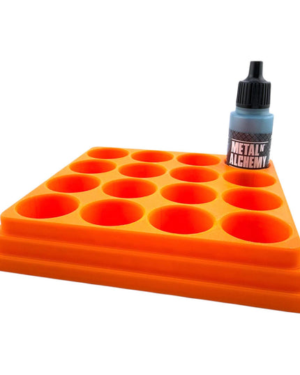 Jeff Did It - 17ml Paint Bottle Organizer - Compatible with The Scale 75 17ml Paint Bottles - Holds 16 Bottles - Made in the USA