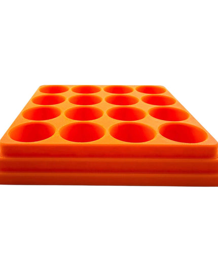 Jeff Did It - 17ml Paint Bottle Organizer - Compatible with The Scale 75 17ml Paint Bottles - Holds 16 Bottles - Made in the USA