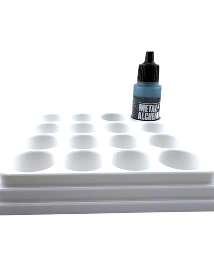 Jeff Did It - 17ml Paint Bottle Organizer - Compatible with The Scale 75 17ml Paint Bottles - Holds 16 Bottles - Made in the USA