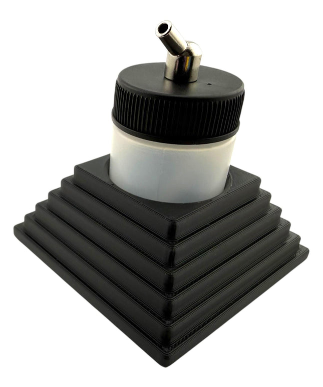 Jeff Did It - 1oz Airbrush Bottle - Compatible with Paasche 1oz Bottles - Holds 1 Bottle - Designed and Manufactured in America