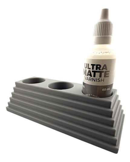 Jeff Did It - 60ml Paint Bottle Holder - Compatible with AK Interactive 60ml Bottles - Holds 3 Bottles - Designed & Manufactured in America